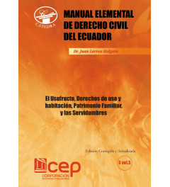 Manual Elemental de Derecho Civil 3 Vol. 5: El Usufructo, Derechos de uso y Habitación