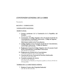 Código de Ingenios Tomo I:...