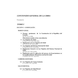 Régimen de la Salud Tomo I:...