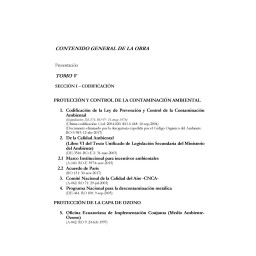 Legislación Ambiental. Tomo...